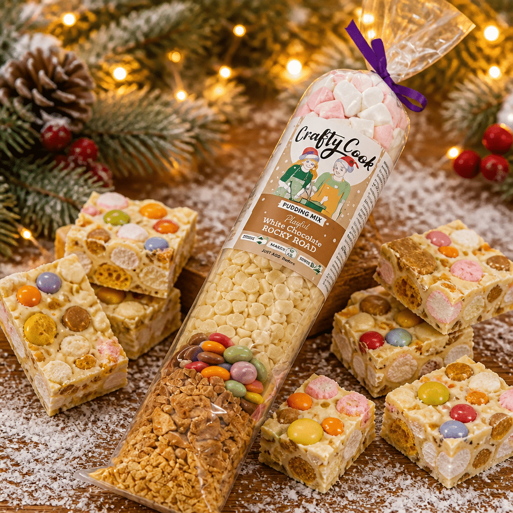 Christmas White Chocolate Rocky Road Mix