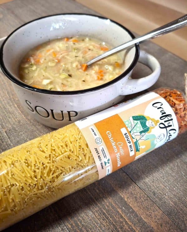 Chicken Noodle Soup Mix by Crafty Cook cupboard restock monthly subs