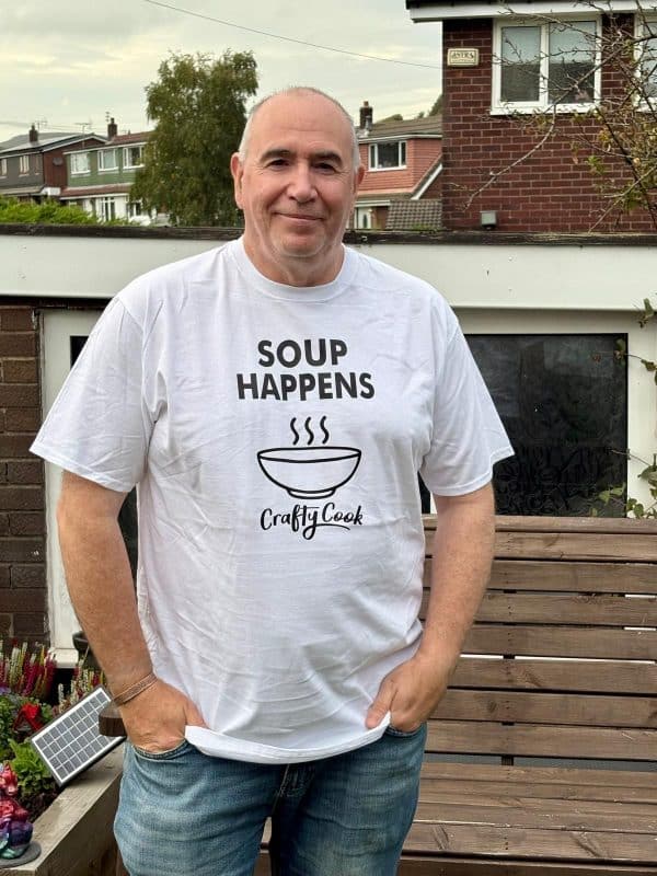 Crafty Cook Soup Happens T-shirt