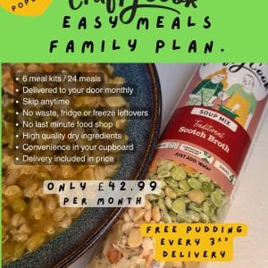 Easy Meals Family Plan, 6 packs/24 meals monthly delivered to your door