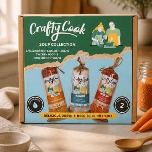 Crafty Cook Soup Collection - 6 MEALS, 1 BOX - COOKING MADE EASY