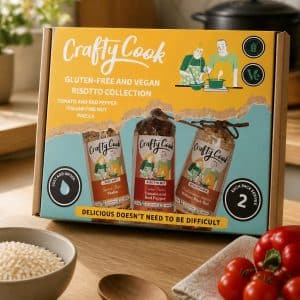 Crafty Cook GF/V Risotto Collection - 6 MEALS, 1 BOX - COOKING MADE EASY