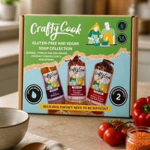Crafty Cook GF/V Soup Collection - 6 MEALS, 1 BOX - COOKING MADE EASY