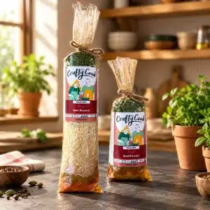 by Crafty Cook. Meal kits made for easy fuss free cooking
