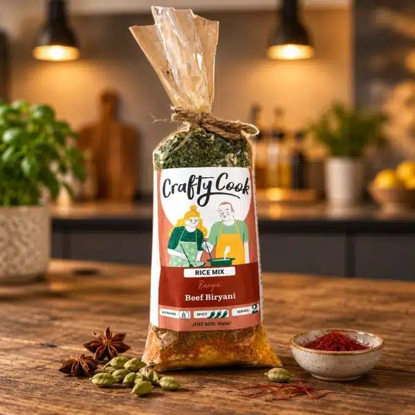 by Crafty Cook. Meal kits made for easy fuss free cooking