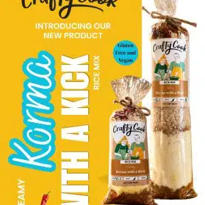 Korma with a Kick Rice Mix by Crafty Cook. Meal kits made for easy fuss free cooking