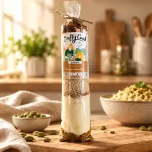Korma with a Kick Rice Mix by Crafty Cook. Meal kits made for easy fuss free cooking